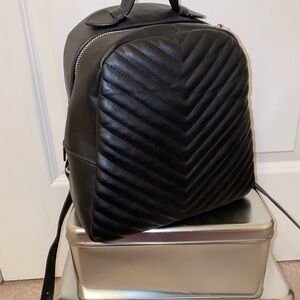 Steve Madden Black Quilted Women's Backpack